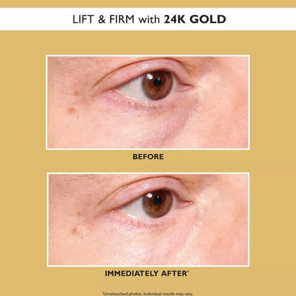 New! Peter Thomas Roth 24K Gold Pure Luxury Lift & Firm Hydra-Gel Eye Patches - Picture 3 of 4